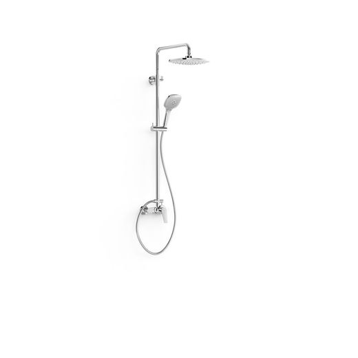 Conjunto de grifo monomando mural de 2 vías para ducha Canigó-Tres