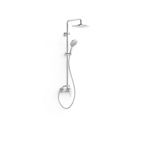 Conjunto de grifo monomando mural de 2 vías para ducha Canigó-Tres Plus