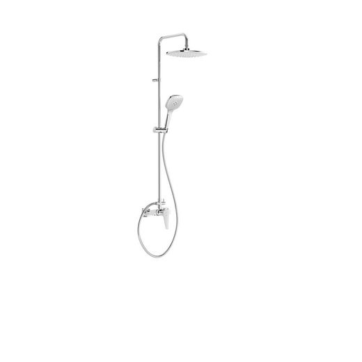 Conjunto de grifo monomando mural de 2 vías para ducha Canigó-Tres Plus