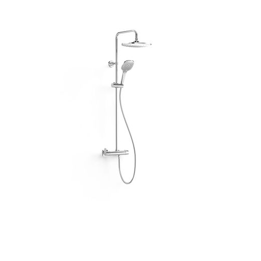 Conjunto de grifo monomando mural de 2 vías para ducha