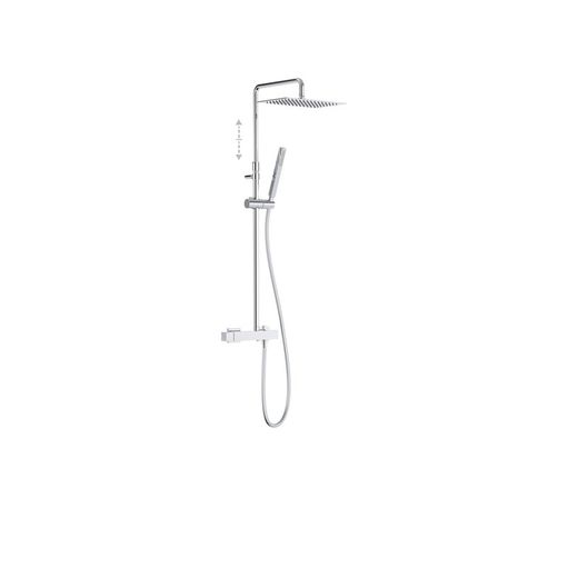Conjunto de grifo monomando mural de 2 vías para ducha Cuadro