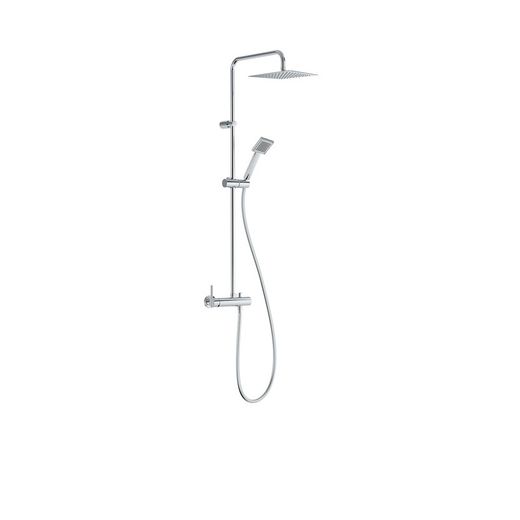 Conjunto de grifo monomando mural de 2 vías para ducha Lex-Alp