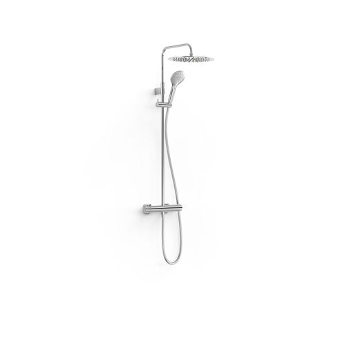Conjunto de grifo monomando mural de 2 vías para ducha