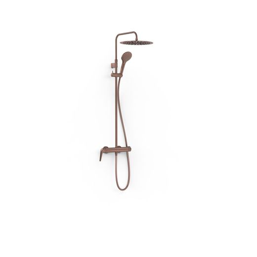 Conjunto de grifo monomando mural de 2 vías para ducha