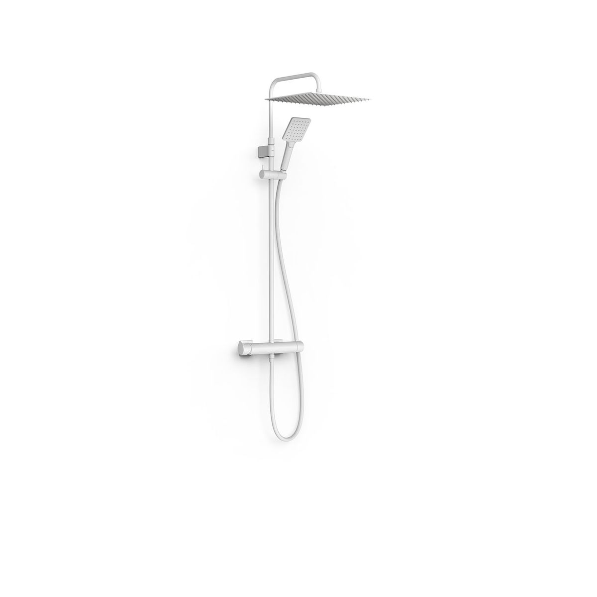 Conjunto de grifo monomando mural de 2 vías para ducha