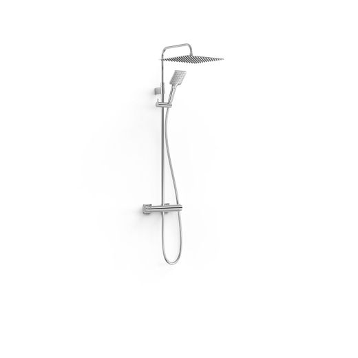 Conjunto de grifo monomando mural de 2 vías para ducha