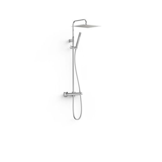 Conjunto de grifo termostático mural Over-wall de 2 vías para ducha Fuji