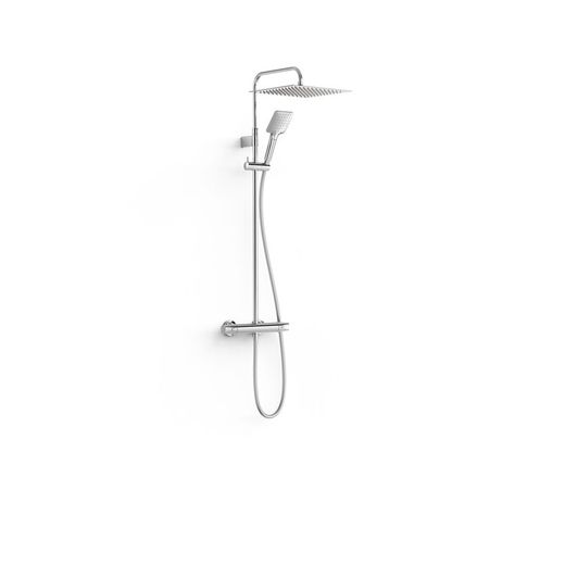 Conjunto de grifo termostático mural Over-wall de 2 vías para ducha Study Exclusive