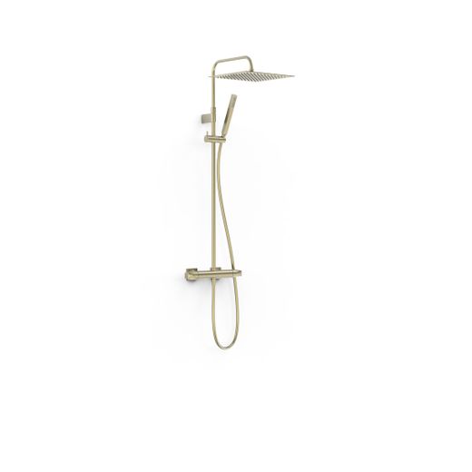 Conjunto de grifo termostático mural Over‑wall de 2 vías para ducha