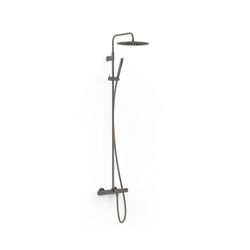 Conjunto de grifo termostático mural Over‑wall de 3 vías para bañera y ducha