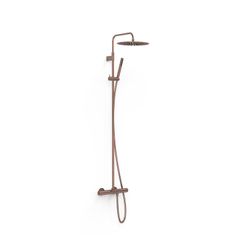 Conjunto de grifo termostático mural Over‑wall de 3 vías para bañera y ducha