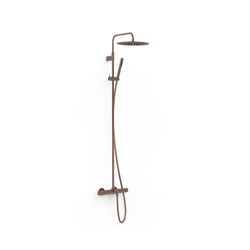 Conjunto de grifo termostático mural Over‑wall de 3 vías para bañera y ducha