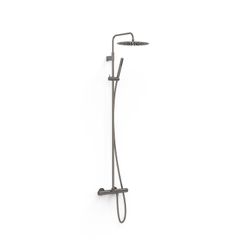 Conjunto de grifo termostático mural Over‑wall de 3 vías para bañera y ducha