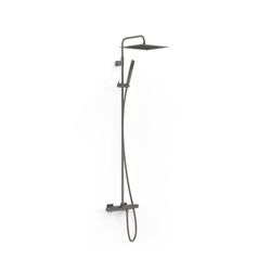 Conjunto de grifo termostático mural Over‑wall de 3 vías para bañera y ducha