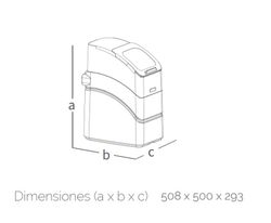 Descalcificador no eléctrico Essential 8 lts