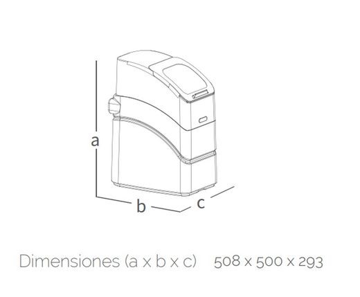 Descalcificador no eléctrico Essential 8 lts
