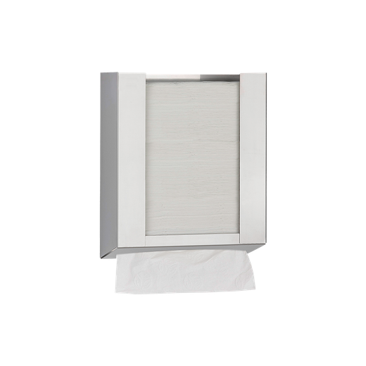 Dispensador de papel toalla C/Z para detrás del espejo