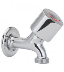 Grifo para lavadora modelo ECO, con salida roscada de 3/4, de agua caliente, cromado