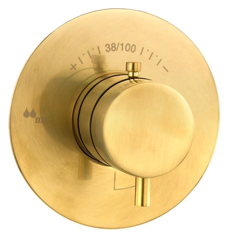 GRIFO EMPOTRADO DUCHA 1/2" UNA SALIDA TERMOSTATICO