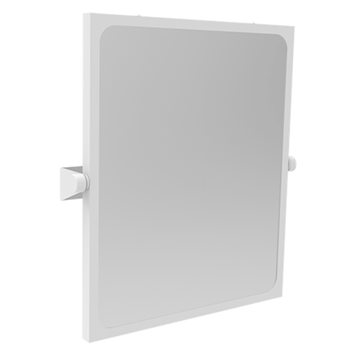 Espejo basculante con lamina de seguridad de 460x560mm