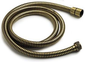 FLEXO DUCHA LATON 1,50 M. CONICO BRONCE VIEJO