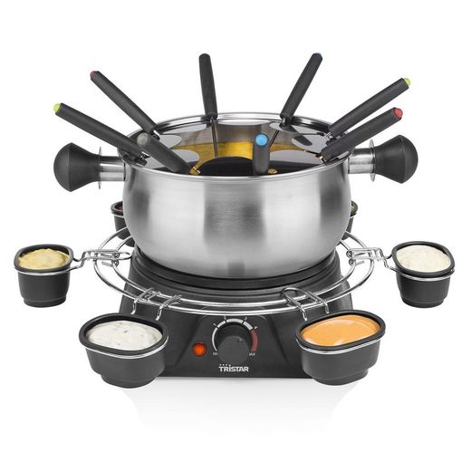 Fondue eléctrica 1,3L 1400w 6 servicios Tristar