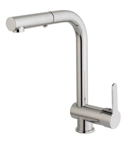 MONOMANDO DE FREGADERO EXTRAIBLE CON CAÑO A 90º CARTUCHO CERAMICO