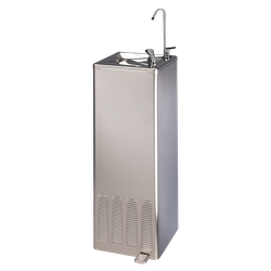 Fuente de agua refrigerada a pedal de 55L/H