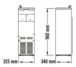 Fuente de agua refrigerada de 20L/H