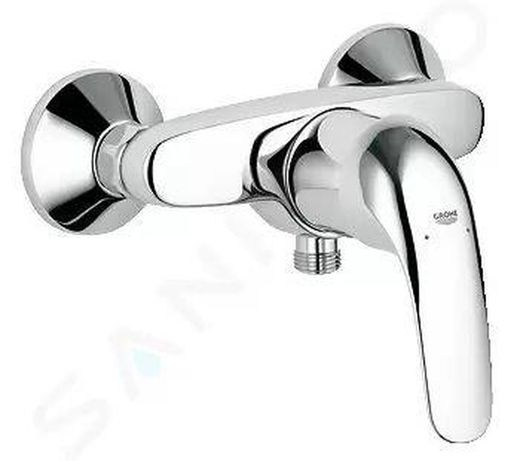 Grifería monomando para ducha 1/2“ euroeco palanca metálica cromo