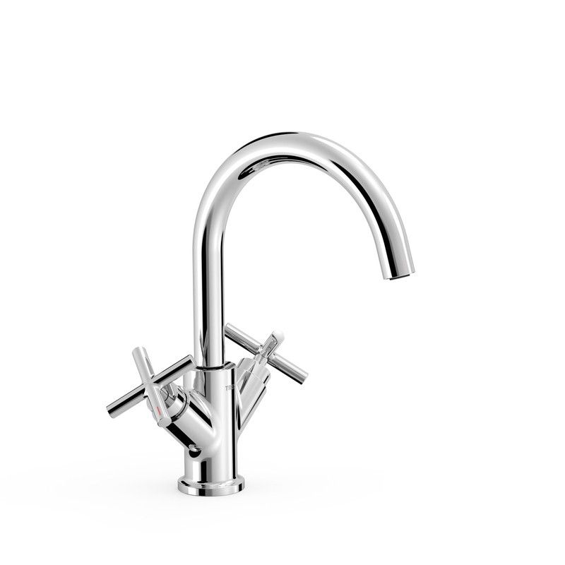 Grifo bimando alto para lavabo Mont Blanc