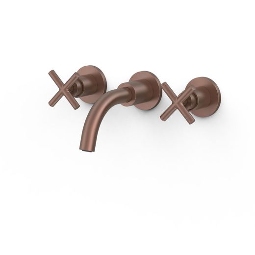 Grifo bimando empotrado para lavabo