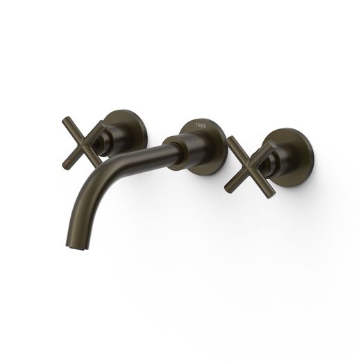 Grifo bimando empotrado para lavabo