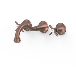 Grifo bimando empotrado para lavabo