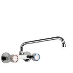 Grifo bimando mural para cocina