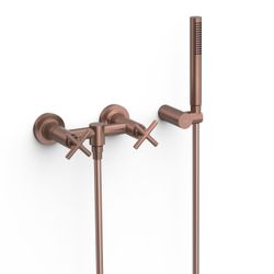 Grifo bimando mural para ducha