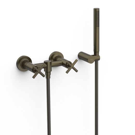 Grifo bimando mural para ducha