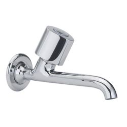 Grifo de office para lavadero con conexión a pared de 1/2", modelo ECO, cromado