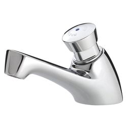 Grifo lavabo temporizado un agua instalación sobre repisa 605
