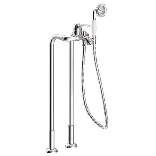 Grifo monomando a suelo para bañera y ducha Tres-Clasic