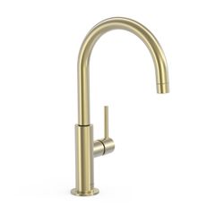Grifo monomando alto con maneta lateral para lavabo