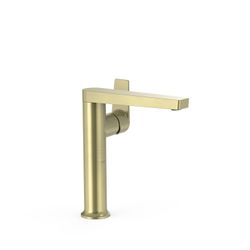 Grifo monomando alto con maneta lateral para lavabo