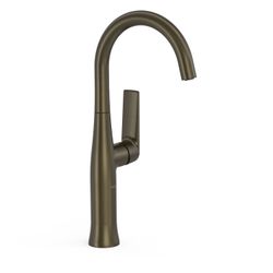 Grifo monomando alto con maneta lateral para lavabo