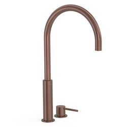 Grifo monomando alto de repisa para lavabo