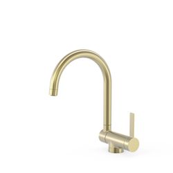 Grifo monomando con caño abatible para cocina