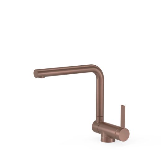 Grifo monomando con caño abatible para cocina