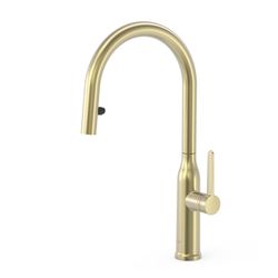 Grifo monomando con caño extraíble con 2 funciones para cocina