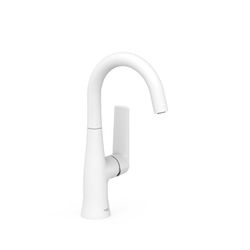 Grifo monomando con maneta lateral para lavabo