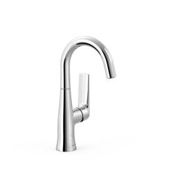 Grifo monomando con maneta lateral para lavabo
