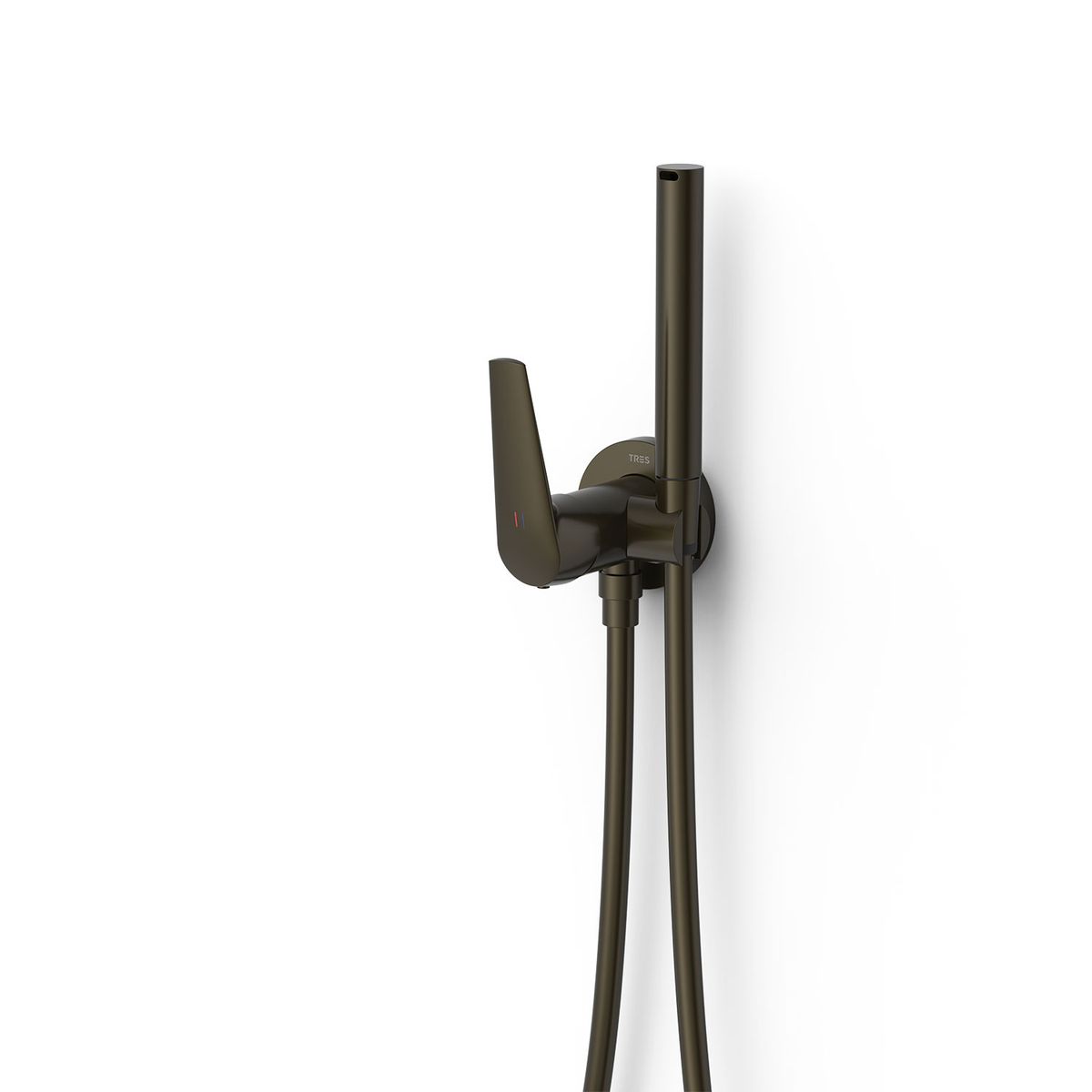 Grifo monomando empotrado con ducha para inodoro